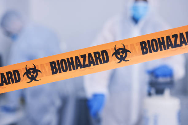 Professional Blood Cleanup technician working in Palacios, TX